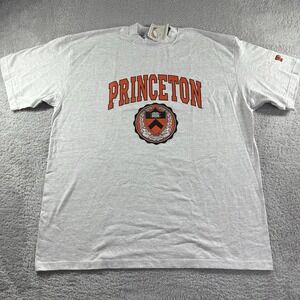 VINTAGE Princeton‎ University Shirt Mens 2xl Gray NWT Crest Made in USA Ivy